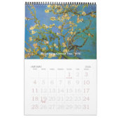 Van Gogh Flowers met zonnebloemen, papavers, Irise Kalender (Jan 2026)