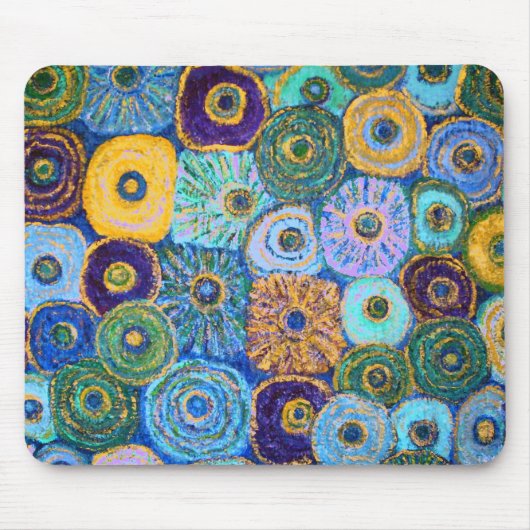 Van Gogh Flowers Mousepad Muismat (Voorkant)