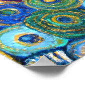 VAN GOGH FLOWERS Poster ondertekend (Hoek)