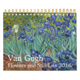 Van Gogh Flowers & still Life 2016 Small Kalender