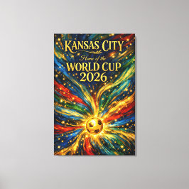 Van Gogh Fluid Art Print Kansas City World Cup 