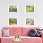 Van Gogh Four Seasons Fine Art Landscapes Muurkunst Sets (Woonkamer)