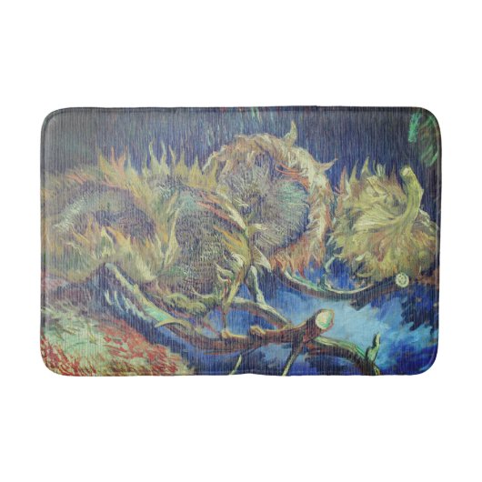 Van Gogh Four Withered Sunflowers Badmat (Voorkant)