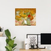 Van Gogh French Novels still Life (F358) Poster (Thuiskantoor)