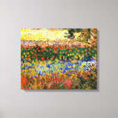 Van Gogh - Garden at Arles Canvas Afdruk (Voorkant)