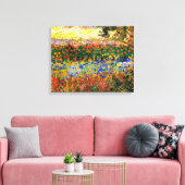 Van Gogh - Garden at Arles Canvas Afdruk (Insitu (Woonkamer))