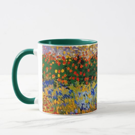 Van Gogh - Garden in Arles (ook bekend als bloeien Mok (Links)
