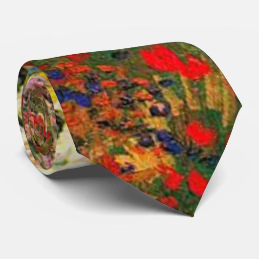 Van Gogh - Garden in Arles (ook bekend als bloeien Stropdas (Opgerold)