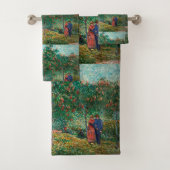 Van Gogh Garden in Montmartre met liefhebbers Bad Handdoek (Insitu)