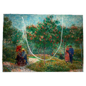 Van Gogh Garden in Montmartre met liefhebbers Groot Cadeauzakje (Achterkant)