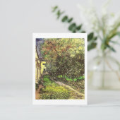 Van Gogh Garden St Remy Fine Art Briefkaart (Staand voorkant)