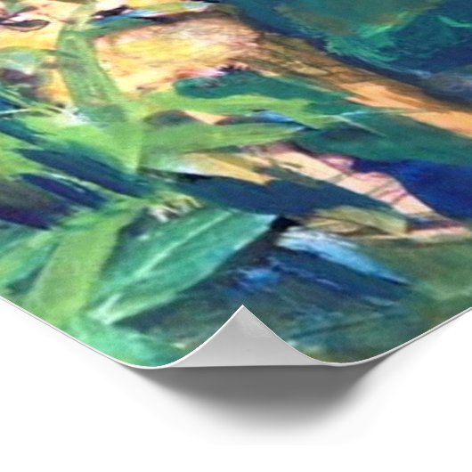 Van Gogh, Geel Laboratorium Poster (Hoek)