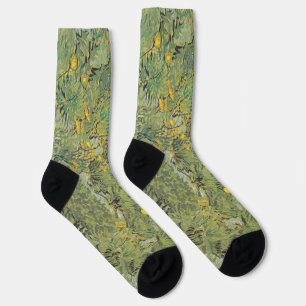 Van Gogh Geel Weiland - Klassieke Bloemschilderkun Sokken