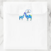 Van Gogh - Geen Prob Llama Vierkante Sticker (Tas)