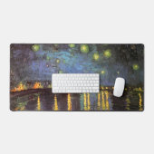 Van Gogh Geïnspireerd Night Fine Art Desk Mat (Keyboard & Muis)