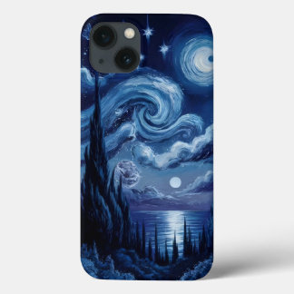 Van Gogh geïnspireerd: Starry Night Ocean Editie Case-Mate iPhone Case