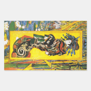  Van Gogh Geisha 1887 Rechthoekige Sticker