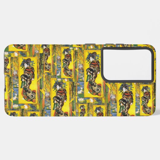 Van Gogh Geisha Uncommon Samsung Galaxy Hoesje (Achterkant horizontaal)