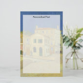 Van Gogh | Gele Huis | 1888 Briefpapier (Staand voorkant)