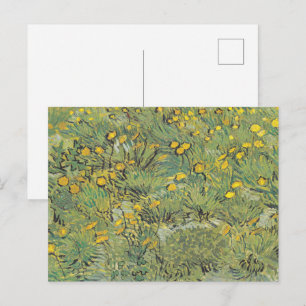 Van Gogh Gele Weide - Klassieke Bloemschilderkunst Briefkaart