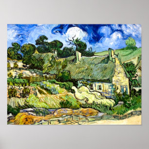 Van Gogh - Gepatkeerde katjes in Cordeville Poster