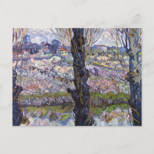 Van Gogh Gezicht op Arles Bloeiende Boomgaarden Pr Briefkaart