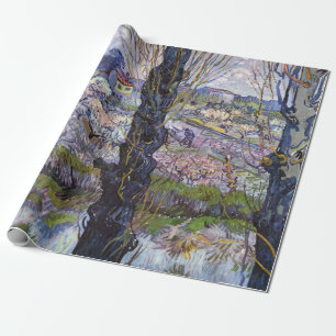 Van Gogh Gezicht op Arles Bloeiende Boomgaarden Pr Cadeaupapier