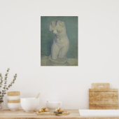 Van Gogh Gipsen torso - Klassieke beeldje kunst Poster (Keuken)