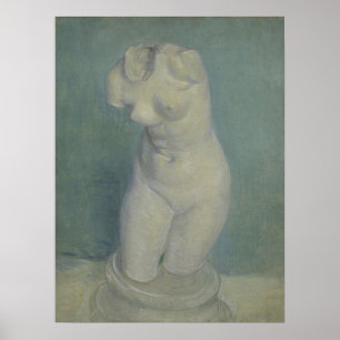 Van Gogh Gipsen torso - Klassieke beeldje kunst Poster