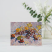 Van Gogh Grapes Lemons Pears Apples still Life Pos Briefkaart (Staand voorkant)