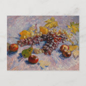 Van Gogh Grapes Lemons Pears Apples still Life Pos Briefkaart (Voorkant)