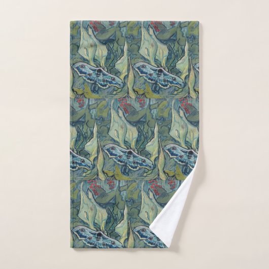 Van Gogh Great Peacock Moth Bad Handdoek (Handdoek)