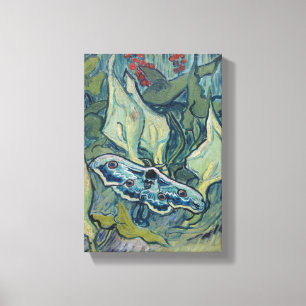 Van Gogh  Great Peacock Moth Canvas Afdruk