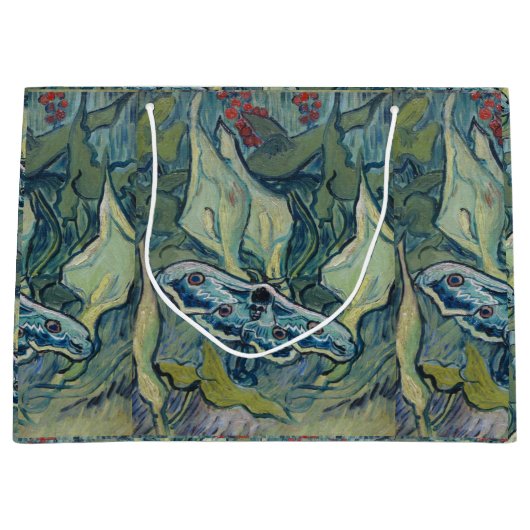 Van Gogh Great Peacock Moth Groot Cadeauzakje (Voorkant)