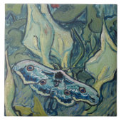 Van Gogh  Great Peacock Moth Tegeltje (Voorkant)