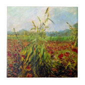Van Gogh - Green Corn Stalks Tegeltje (Voorkant)