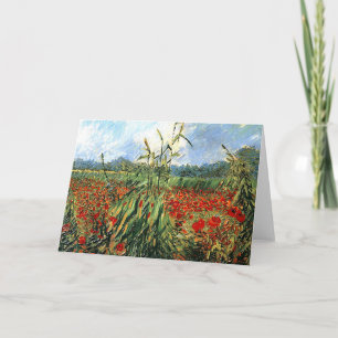 Van Gogh - Groene oorlogen van tarwe Kaart