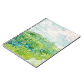 Van Gogh Groene Tarwevelden Auvers. impressionisme Notitieboek (Linkerzijde)