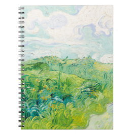 Van Gogh Groene Tarwevelden Auvers. impressionisme Notitieboek