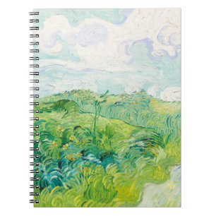 Van Gogh Groene Tarwevelden Auvers. impressionisme Notitieboek