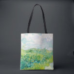 Van Gogh Groene Tarwevelden Auvers. impressionisme Tote Bag<br><div class="desc">Van Gogh "Groene Tarwevelden,  Auvers" canvas tas. Impressionisme en kunst.</div>