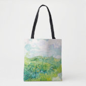 Van Gogh Groene Tarwevelden Auvers. impressionisme Tote Bag (Voorkant)