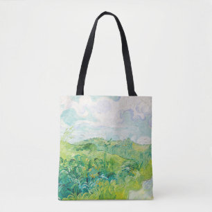 Van Gogh Groene Tarwevelden Auvers. impressionisme Tote Bag