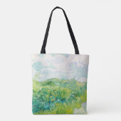 Van Gogh Groene Tarwevelden Auvers. impressionisme Tote Bag (Achterkant)