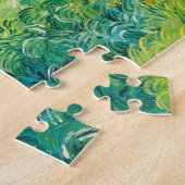 Van Gogh. Groene Wheat Fields auvers. Impressionis Legpuzzel (Zijkant)