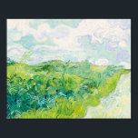 Van Gogh. Groene Wheat Fields auvers. Impressionis Poster<br><div class="desc">Van Gogh "Green Wheat Fields,  Auvers" poster.</div>