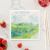 Van Gogh. Groene Wheat Fields auvers. Impressionis Servet (Insitu)