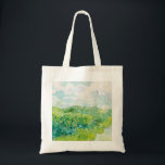 Van Gogh. Groene Wheat Fields auvers. Impressionis Tote Bag<br><div class="desc">Van Gogh "Green Wheat Fields,  Auvers" canvas tas.</div>