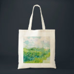 Van Gogh. Groene Wheat Fields auvers. Impressionis Tote Bag<br><div class="desc">Van Gogh "Green Wheat Fields,  Auvers" canvas tas.</div>