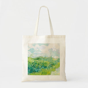 Van Gogh. Groene Wheat Fields auvers. Impressionis Tote Bag